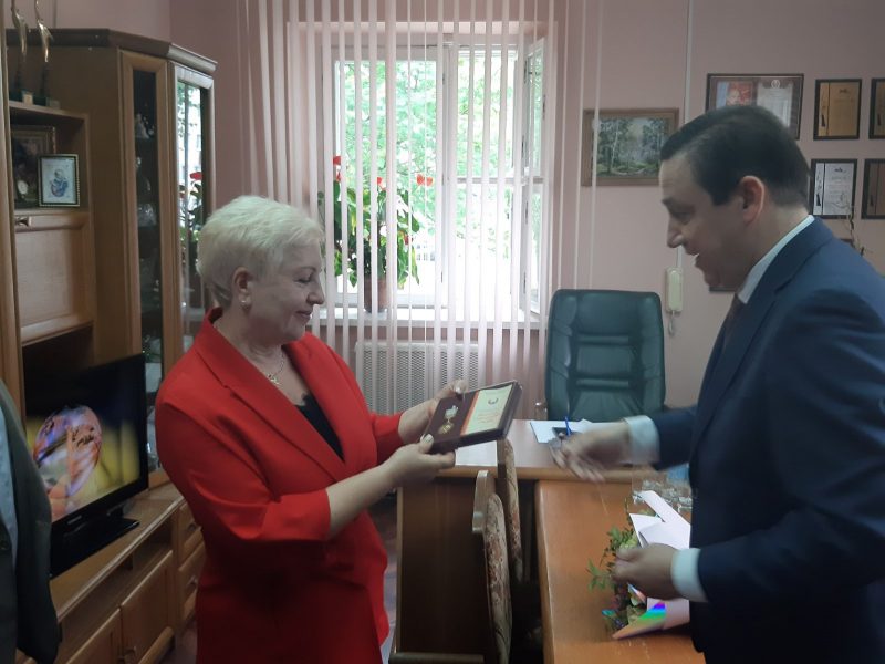 Министр информации Беларуси Владимир Перцов посетил Лидское телерадиообъединение.