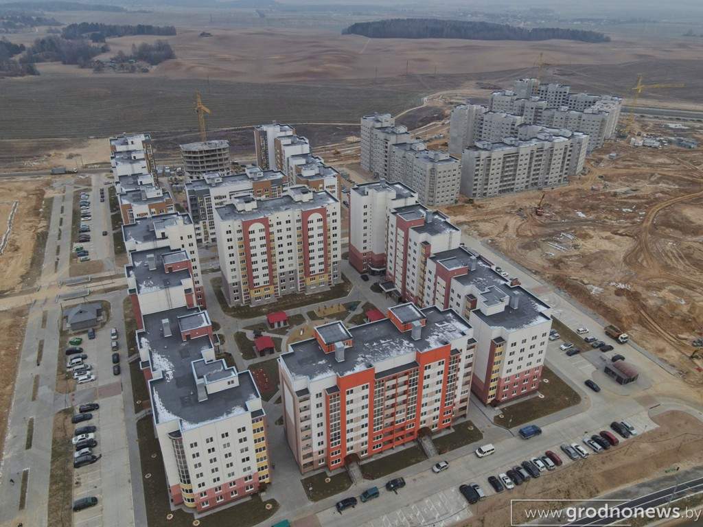На Гродненщине в 2022 году планируют построить около 450 тыс. кв.м жилья